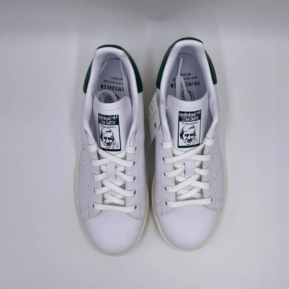 Adidas Stan Smith White / Green Womens Shoes - Picture 5 of 8